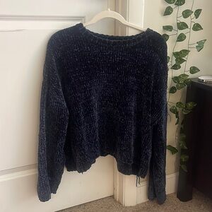 PacSun Crushed Velvet Woven Sweater